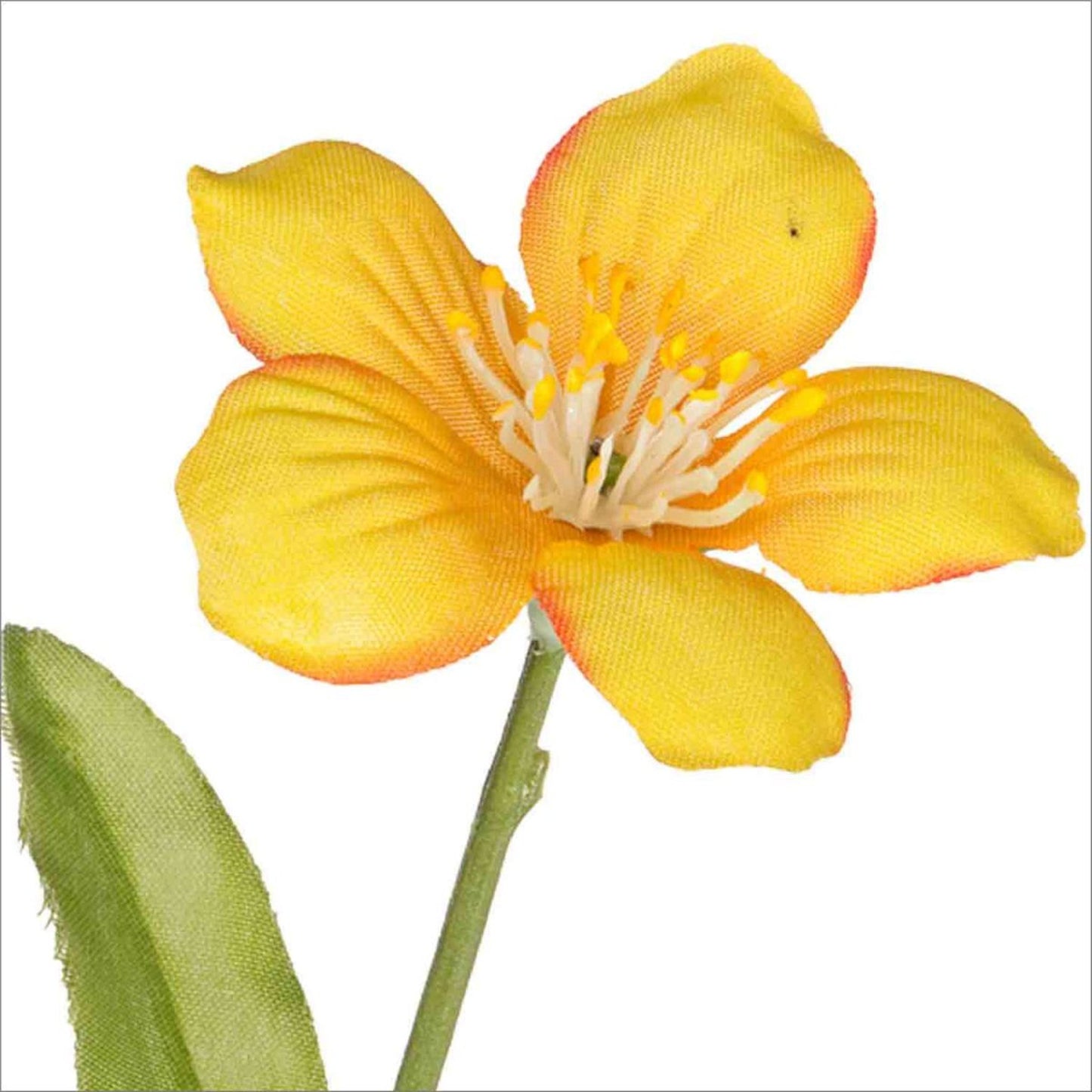 Fiore trilli giallo H 40 cm