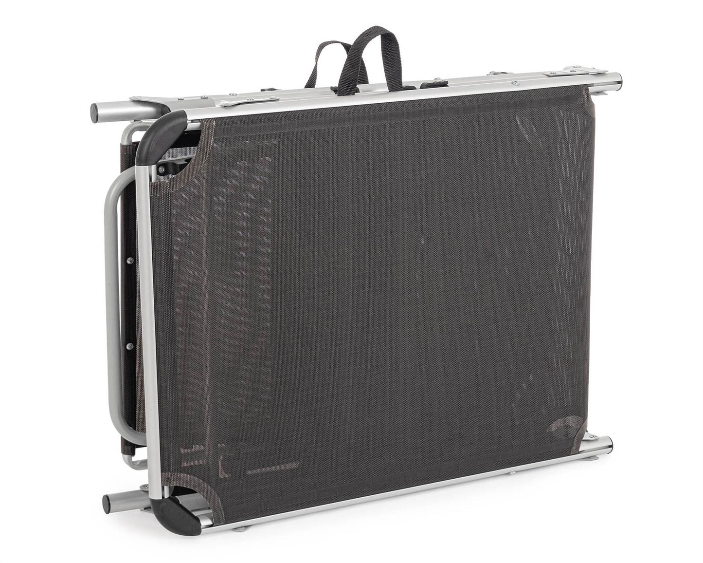 Lit pliant Cayo Anthracite avec baldaquin - Dimensions : 58a x 193b x 76h cm