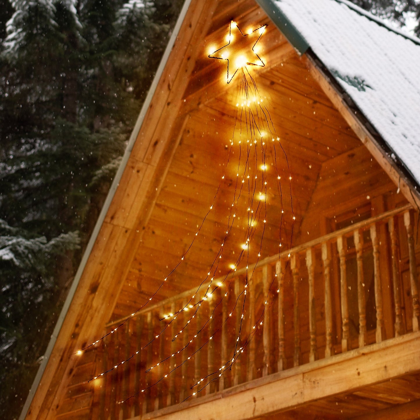 Arbre étoile Magic Comet ø28cm h3m 290 LED
lumières de Noël