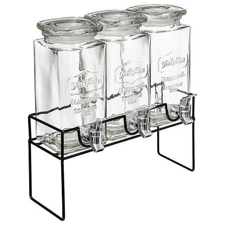 Distributeur de boissons en bois 32,5x15,5x36 cm