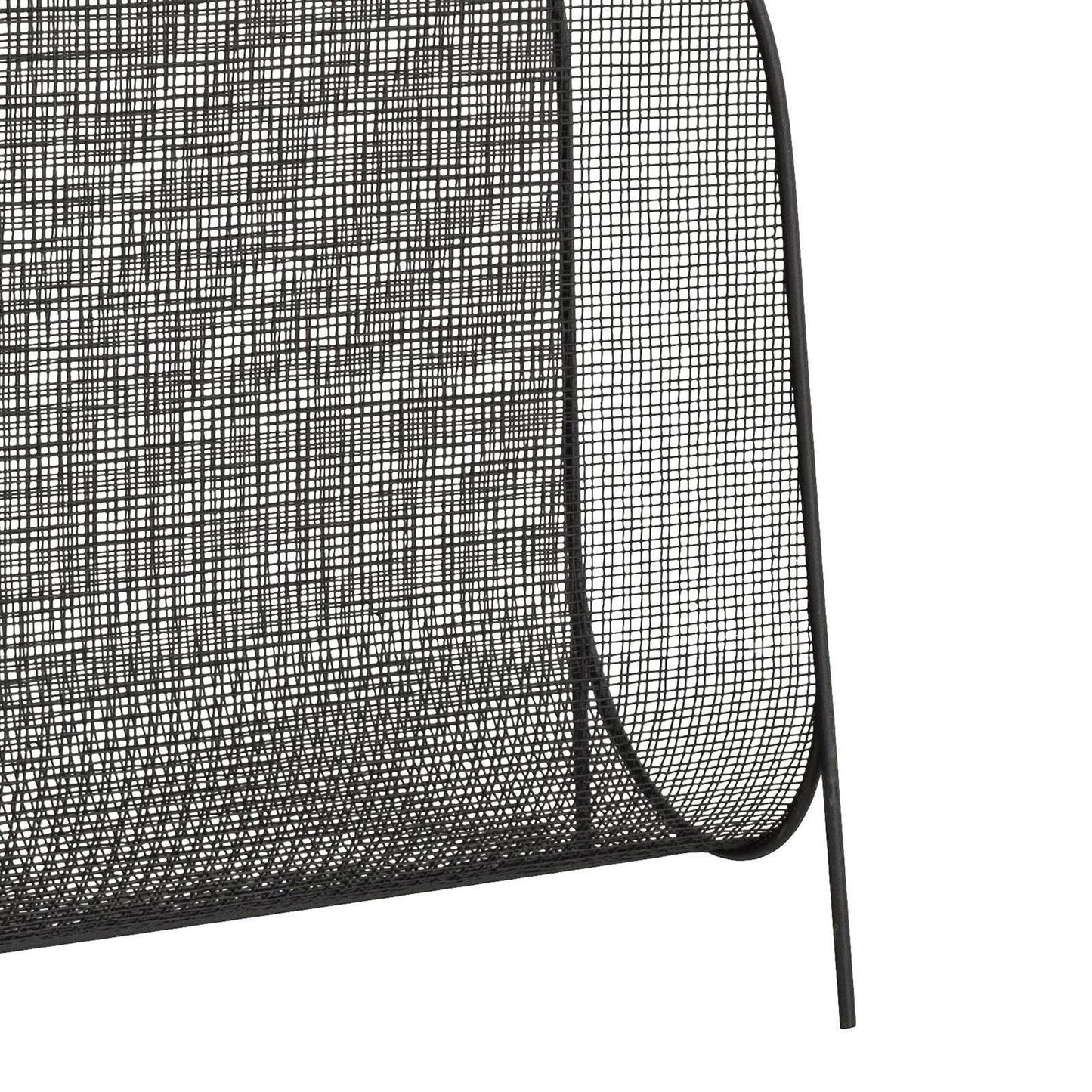 Portariviste rettangolare nero 39,5x16,5x42h cm