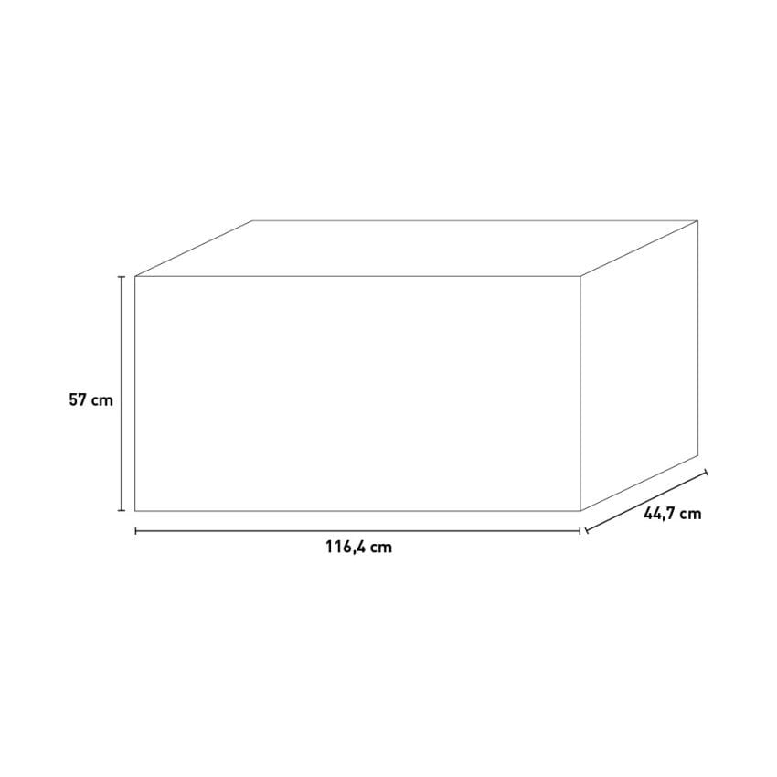 Coffre coffre SAMOA 270 Lt 116x44xh.57 cm