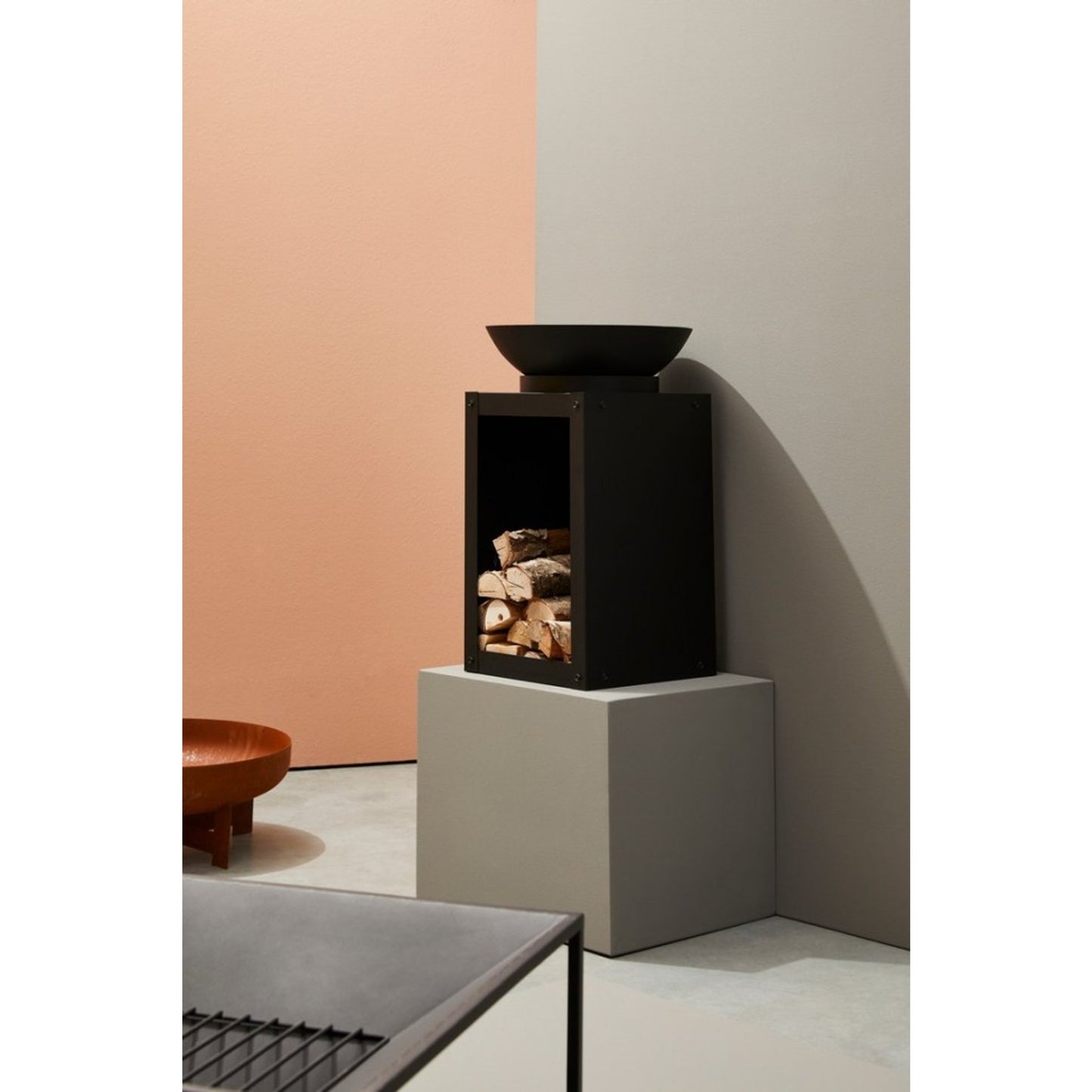 Braciere c-p legna 50x50 cm