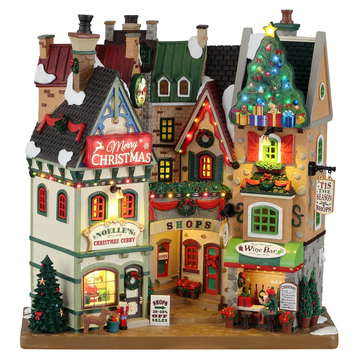 Lemax Tis The Season Shops B/O 28 x 25,8 x 10,2 cm