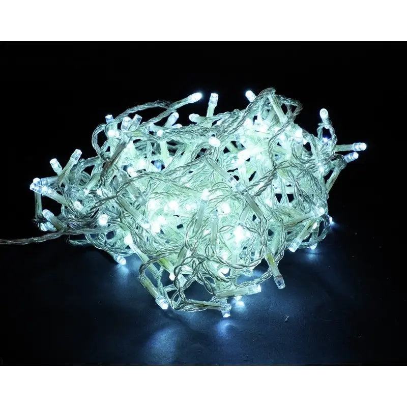 Catena 100 LED bianco freddo - 5 mt (con cavo di alimentazione 5 mt)
