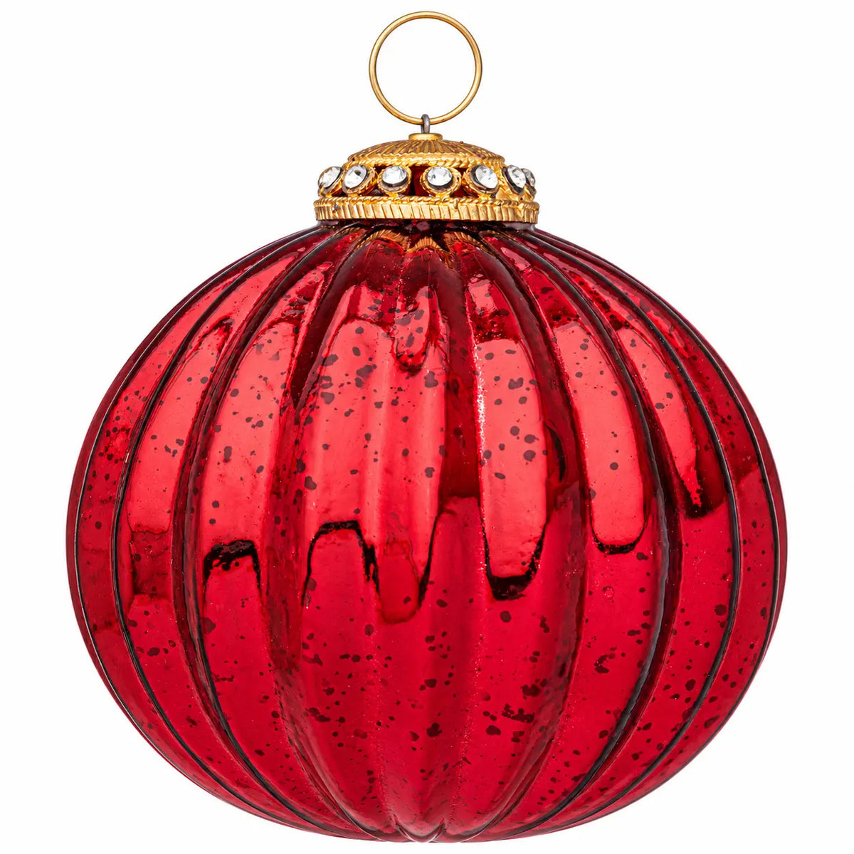 Sfera in vetro Daring rosso lucido Ø 10 cm