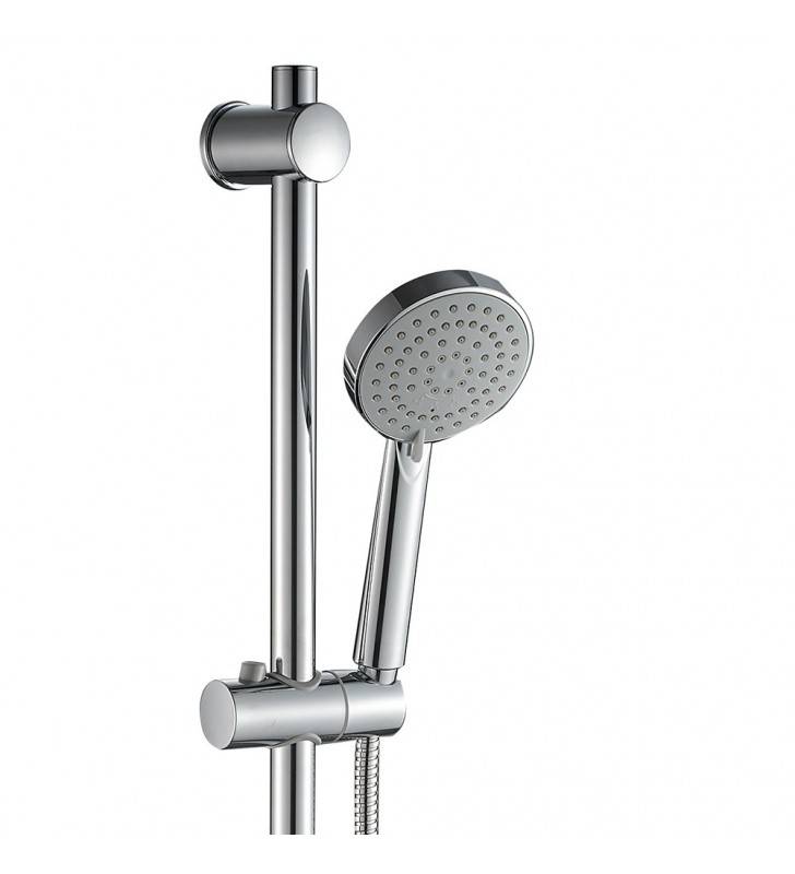 Rail coulissant 3 jets avec douchette et économie d'eau - Série Zante