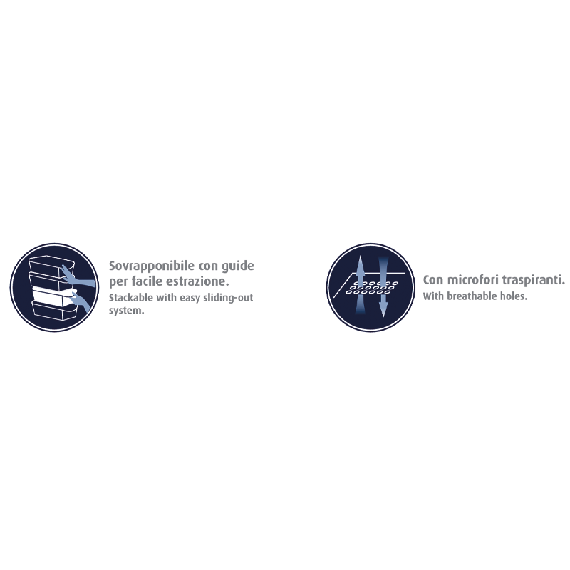 Boîte Ubox Container avec couvercle 57x36x15,5 cm