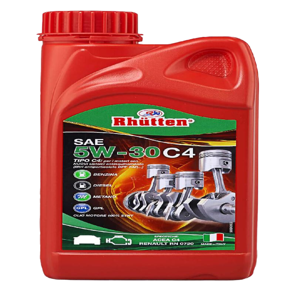 Huile Rhutten 5W-30 C4 1L pour moteurs essence, diesel, méthane, GPL