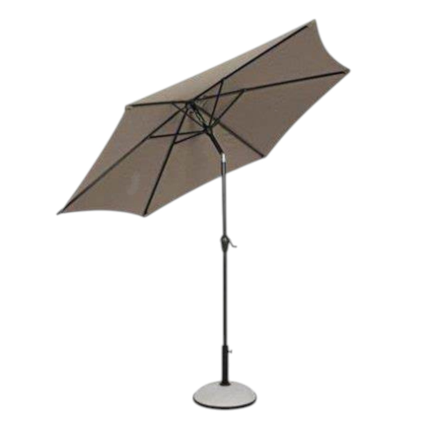 Parasol Kalife Ø 3 m gris tourterelle
