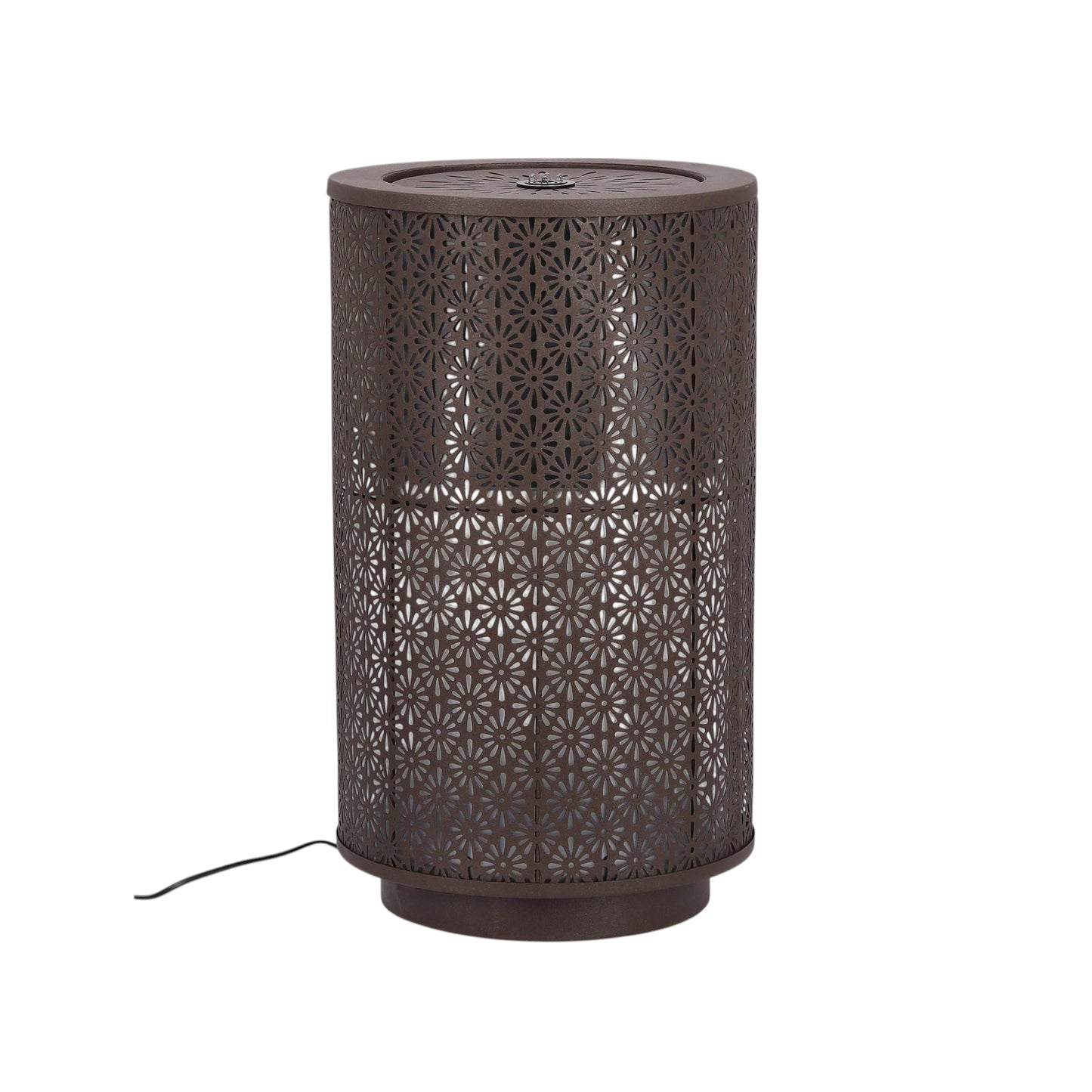 Fontana Miki Cilindrico marrone D30X51,5H C-Led