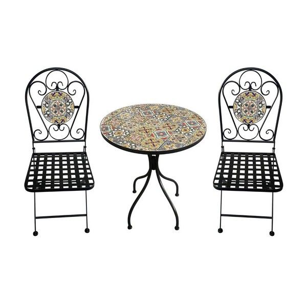 Ensemble table et chaises de jardin Ischia Piegh. d60cm
