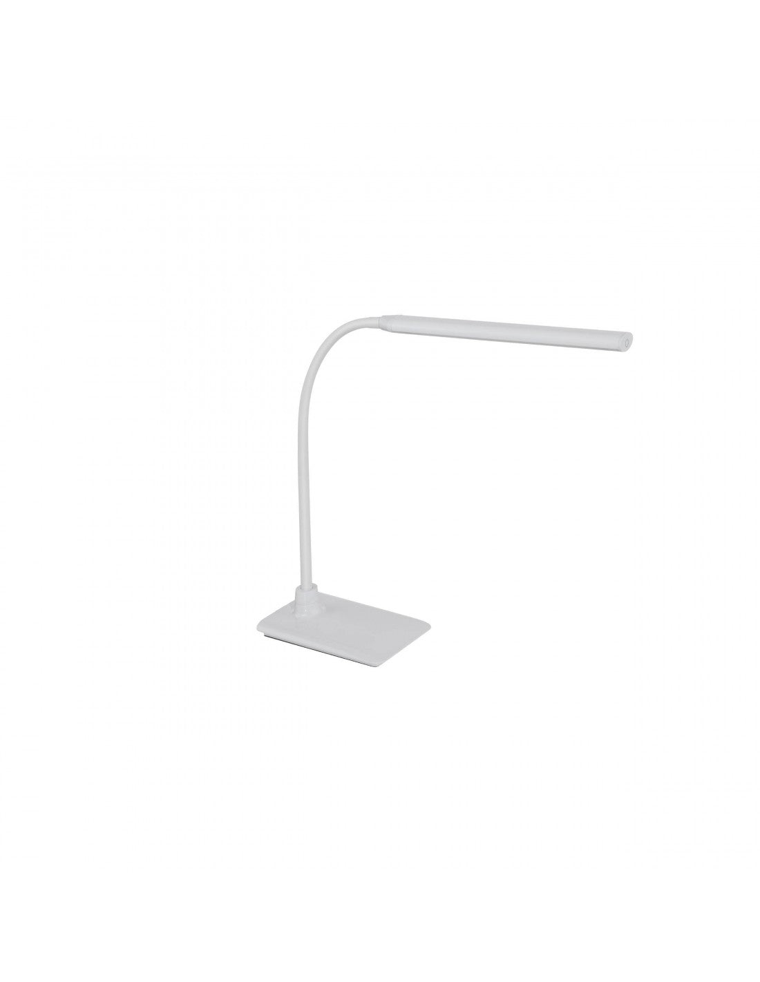 Lampe de bureau LED Laroa dimmable Eglo blanche.