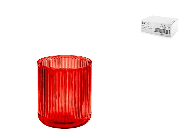 Gobelet en verre Vénus rouge cl40