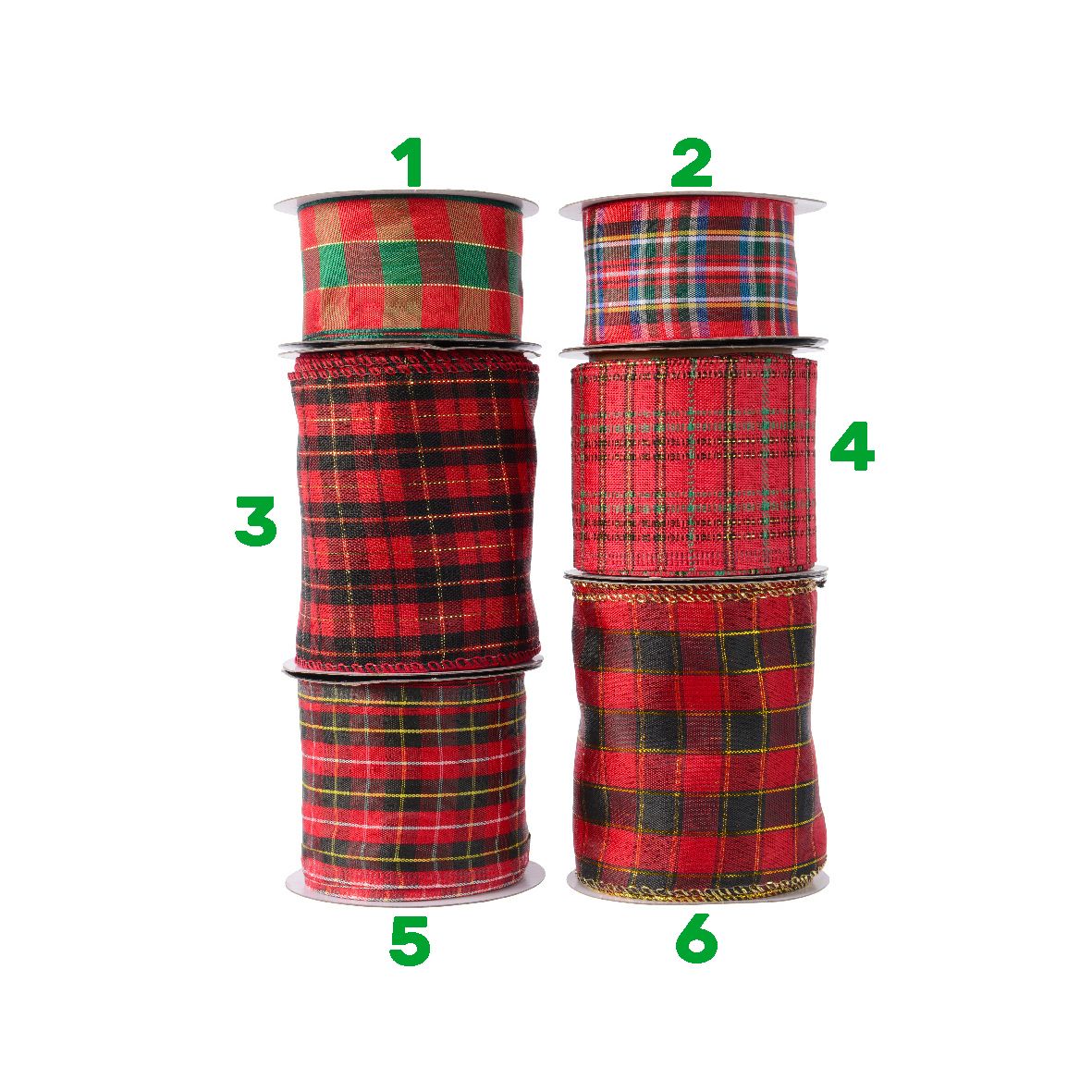 Ribbons assortis de toit H2 cm