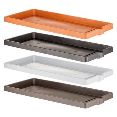 Soucoupe pour jardinière rectangulaire 75 x 33,5 x 4,5 cm / 1 pièce