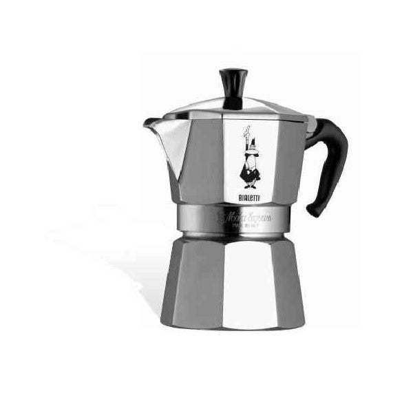 Cafetière Bialetti Restyling avec bande aluminium 2 tasses