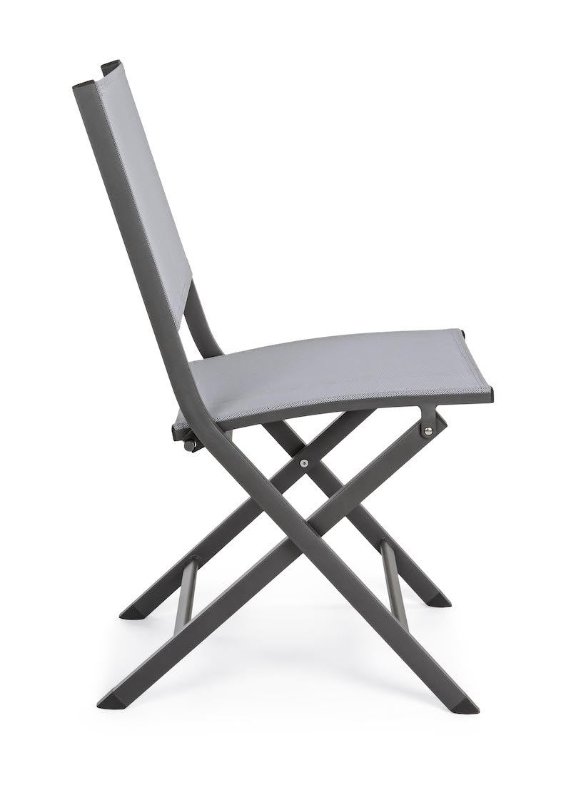 Chaise pliante Elin Antracite-Grigio