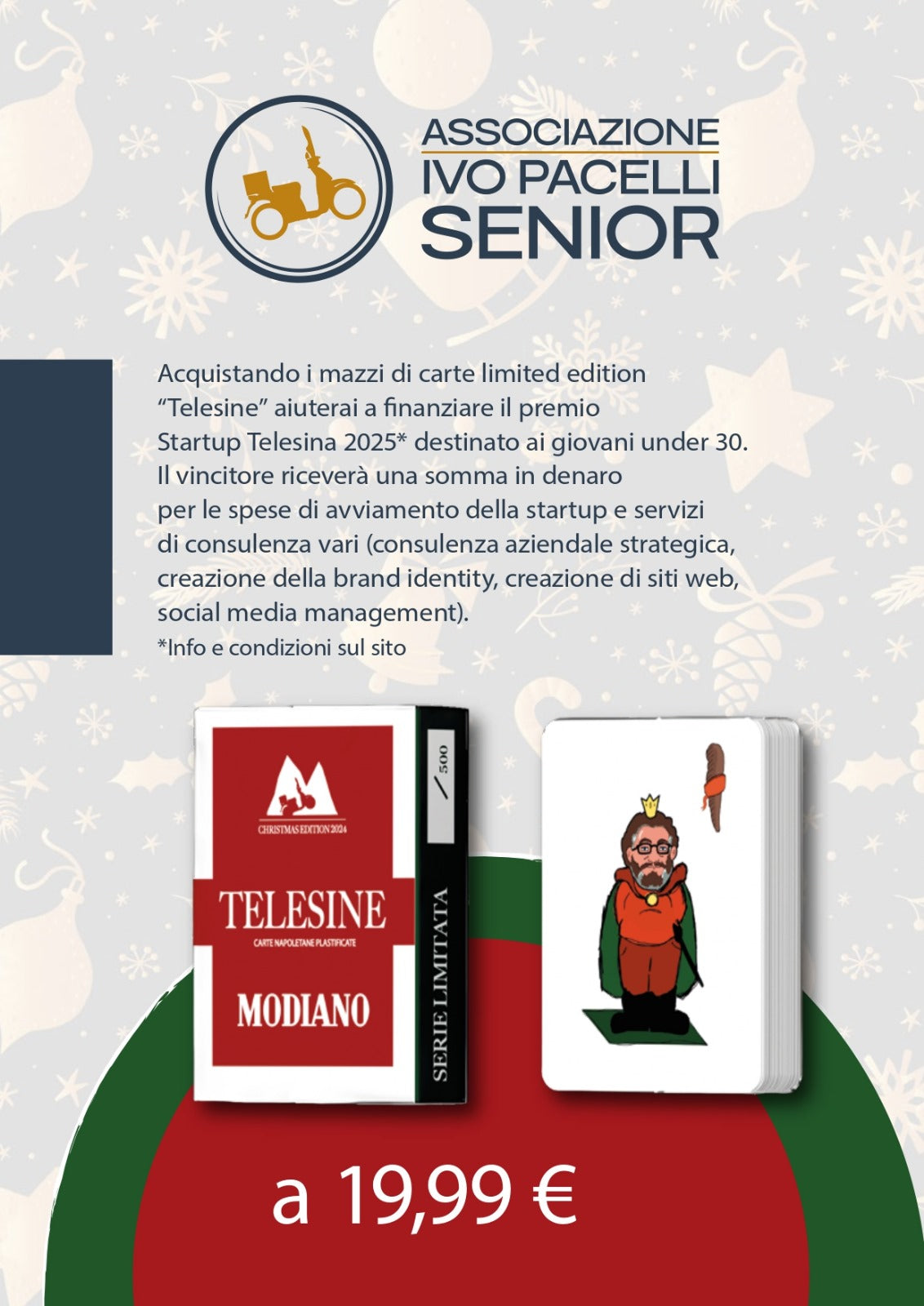 Cartes napolitaines Modiano Telesine édition Noël 2024