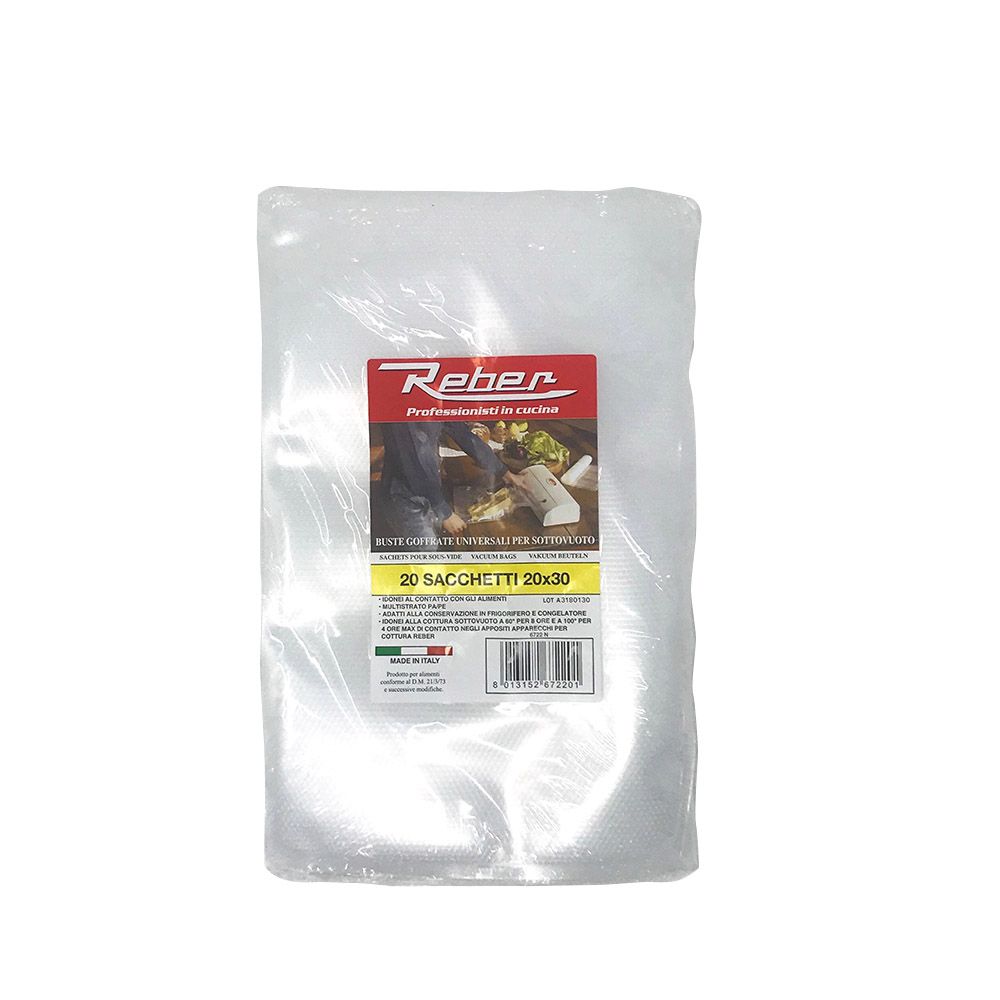 Sacchetti goffrati 20x30 cm 20 pz