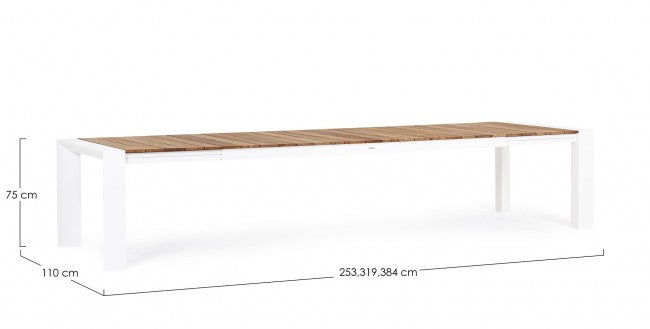 Table Al Cameron 253x319x384x110 Blanc Iperbriko