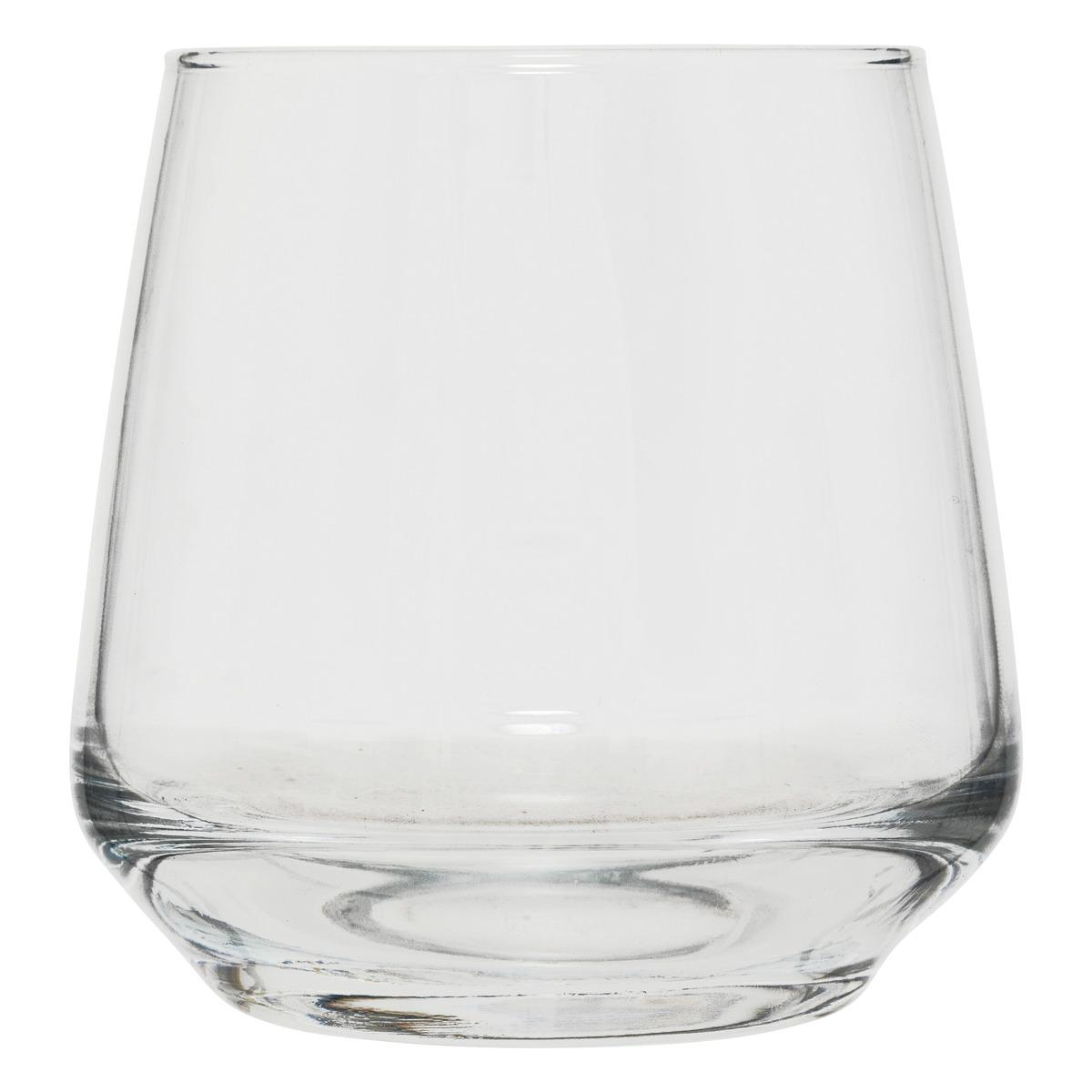 Elaya set 12 pièces 19x19x6 cm en verre