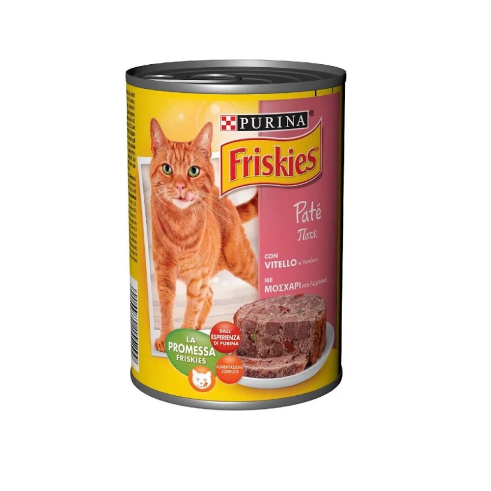 Friskies Purina pâté de veau et légumes 400 grammes