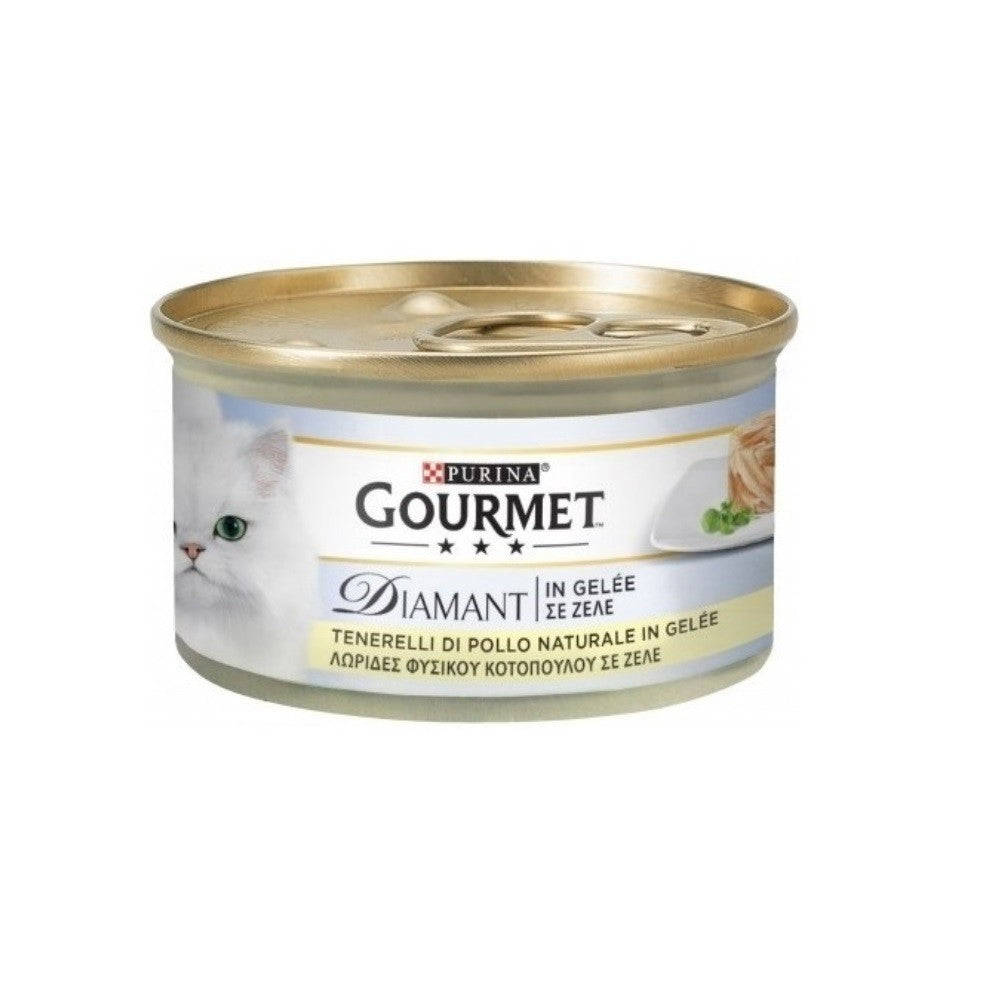 Gourmet Diamant au poulet en gelée Purina 85 grammes