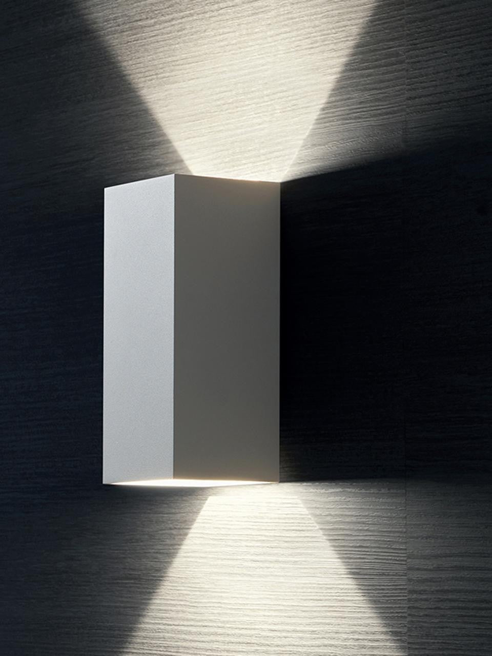 Applique 6W+6W LED 4000K ligne tour blanche