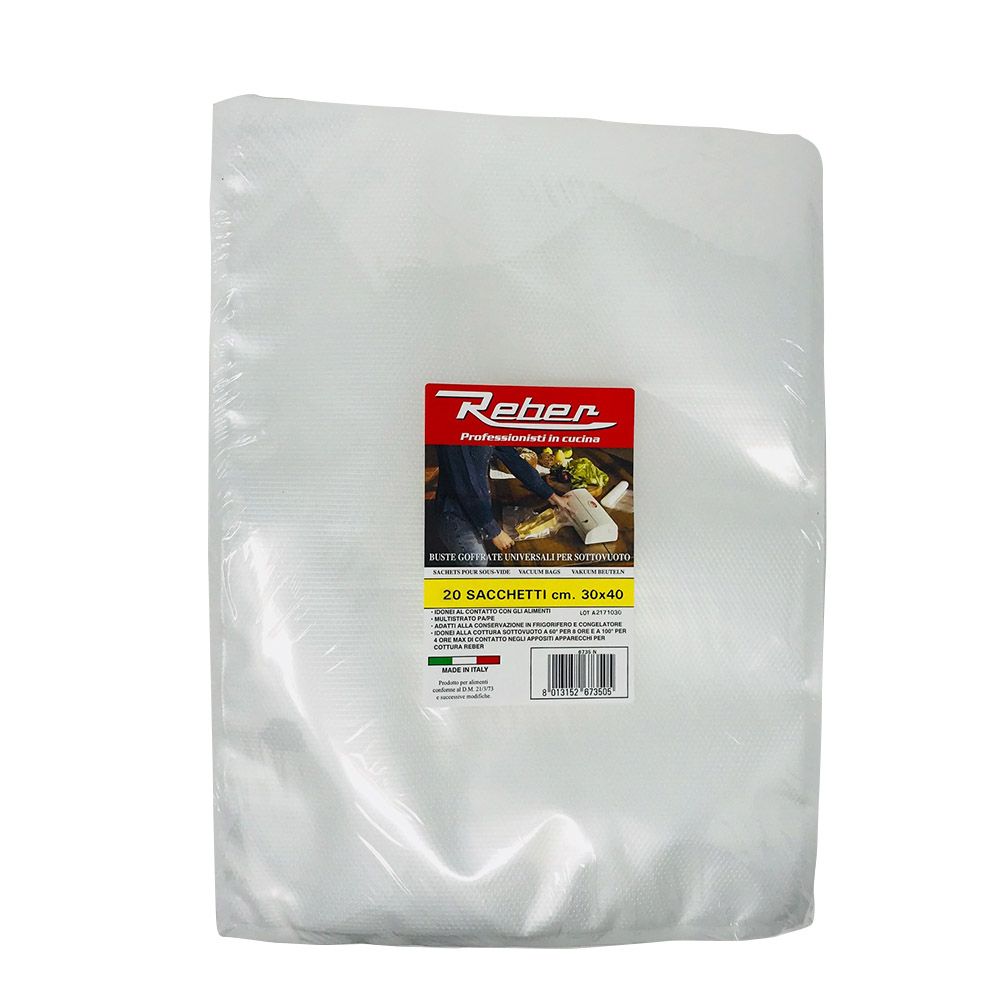 Sacchetti goffrati 30x40 cm - 20 pz