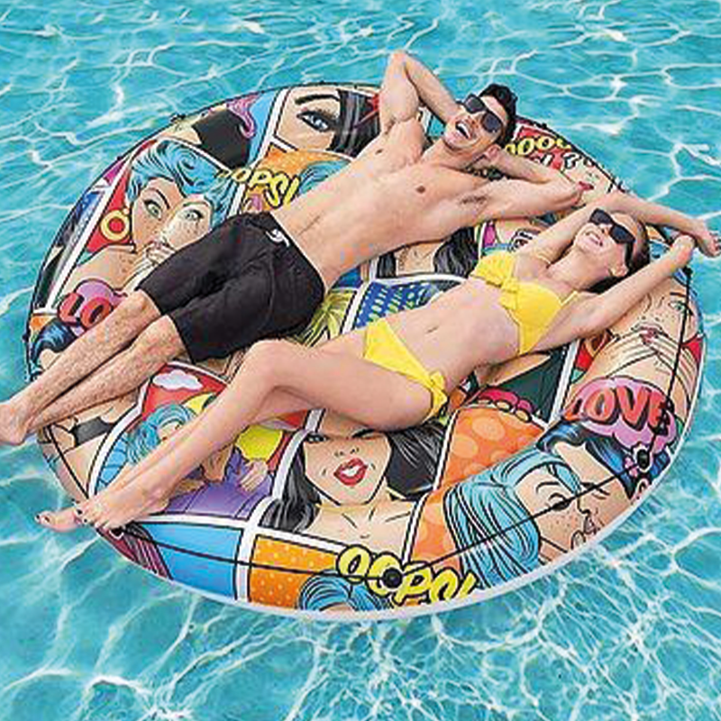 Île gonflable de la BD