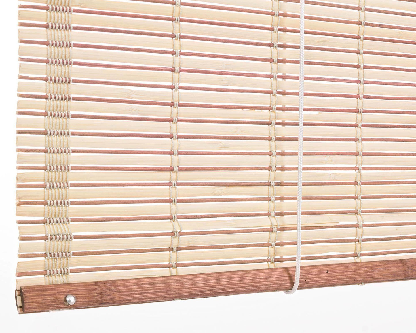 Rideau décoratif Nizza marron 150x260h en bambou et bois