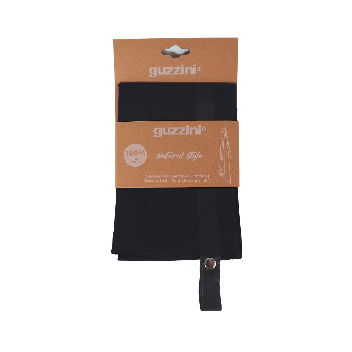 Torchon Natural Style Guzzini bleu marine