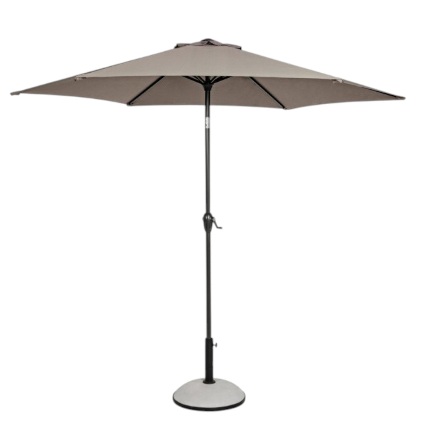 Parasol Kalife avec articulation Ø 2,7m gris tourterelle