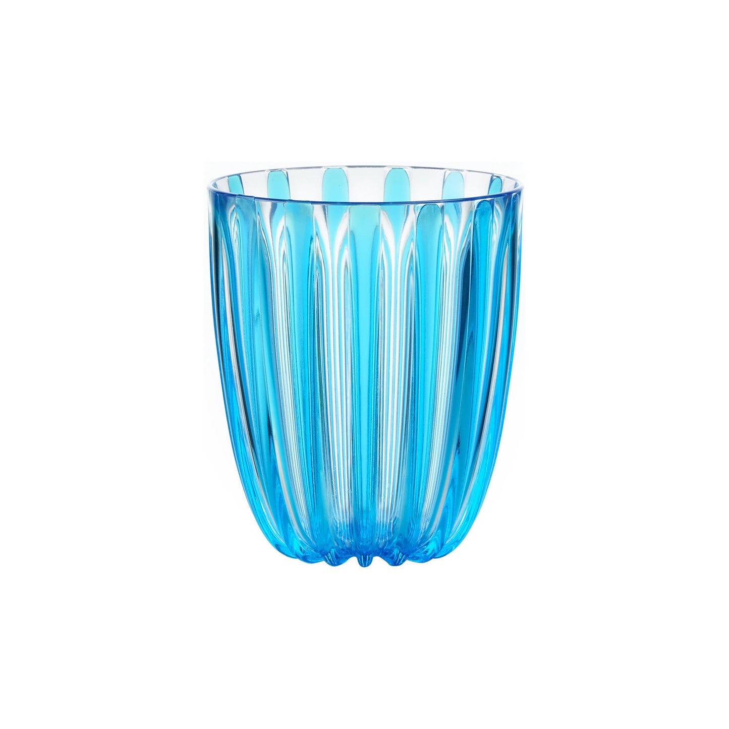 Verre bas Dolcevita, couleur bleue 350 cc