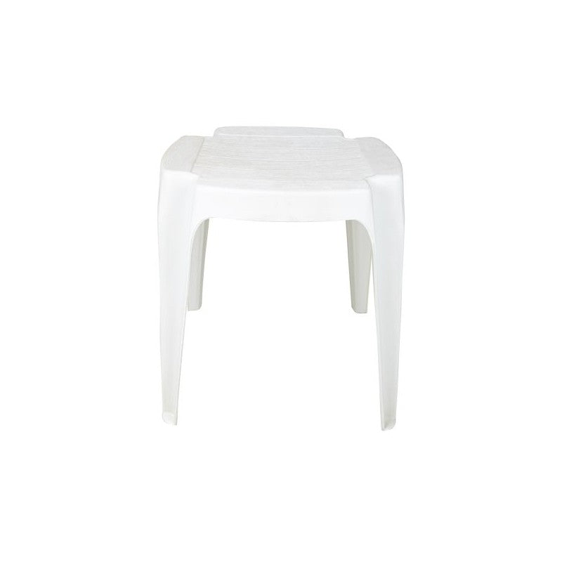 Table basse empilable blanche Siusi 41x40x39 cm
