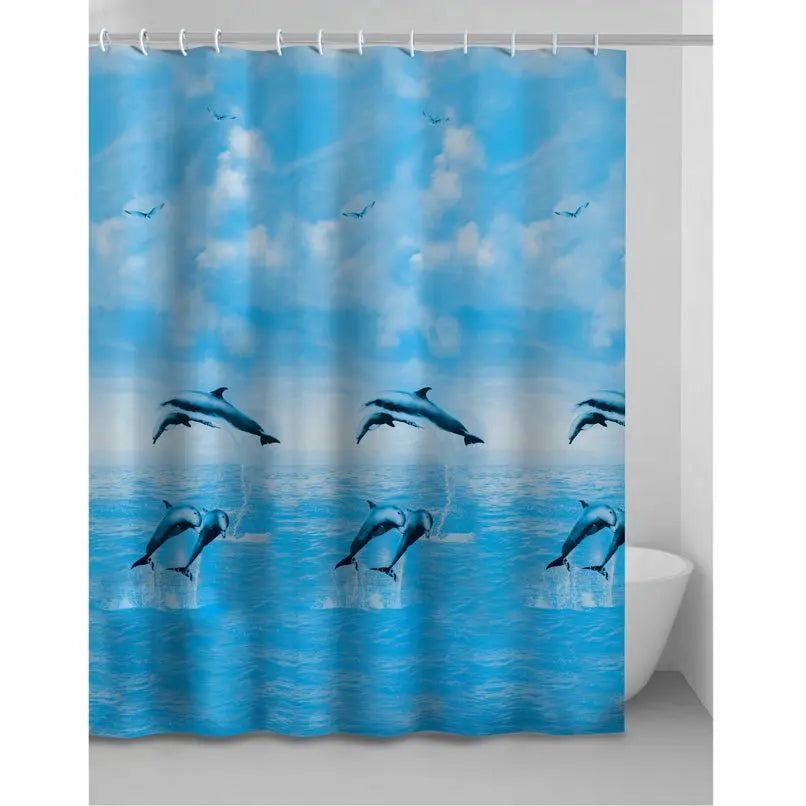 Tenda doccia Haiti in PEVA 240x200 cm con ganci