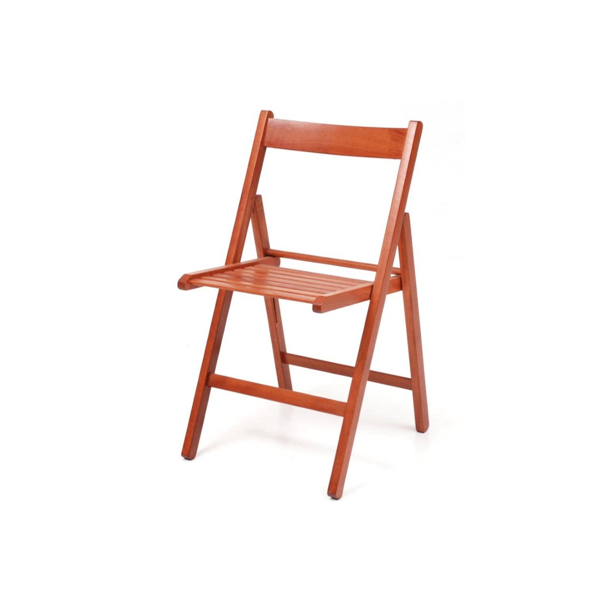 Chaise pliante en bois de cerisier 43x9x88h cm