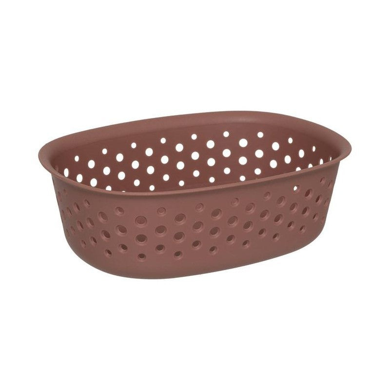 Poubelle plastique polyvalente Tila Siena/Terracotta 0,8 L