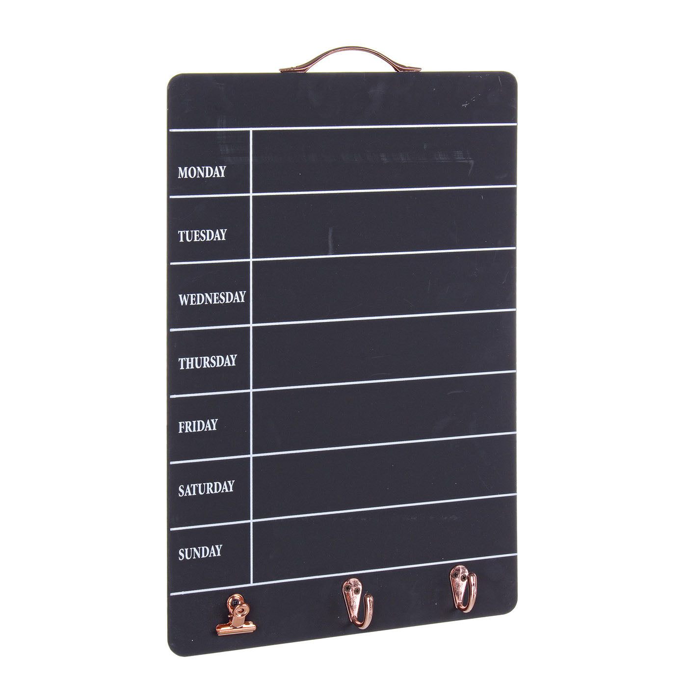 Tableau semaine avec 2 faces et 1 clip pour notes 30x47 cm