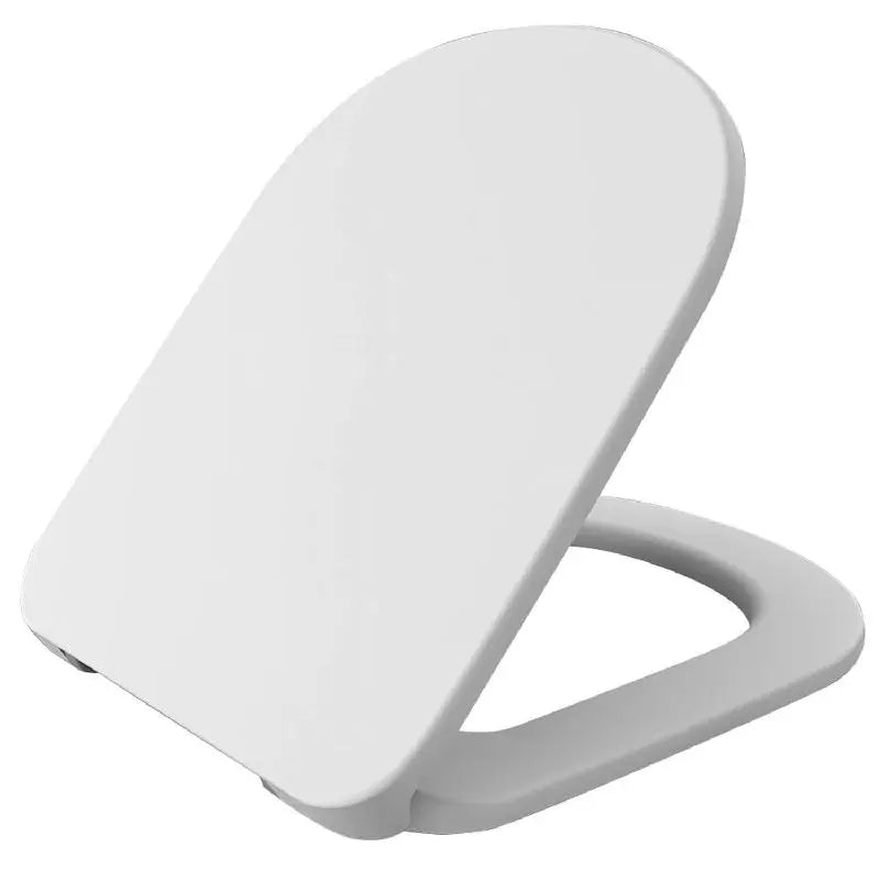 Sedile WC Gamma bianco in duroplasto compatibile con Gemma 2 Dolomite con cerniere inox