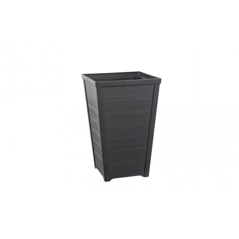 Vase conique base carrée 47l cm 40x40x44 h