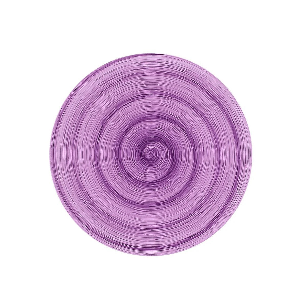 Assiette plate Mauve Memento Table en céramique peinte à la main Ø 27,5 cm