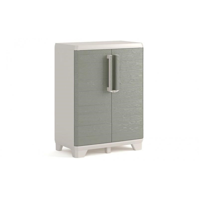Armoire basse Keter Wood Grain cm 68x39x97 h