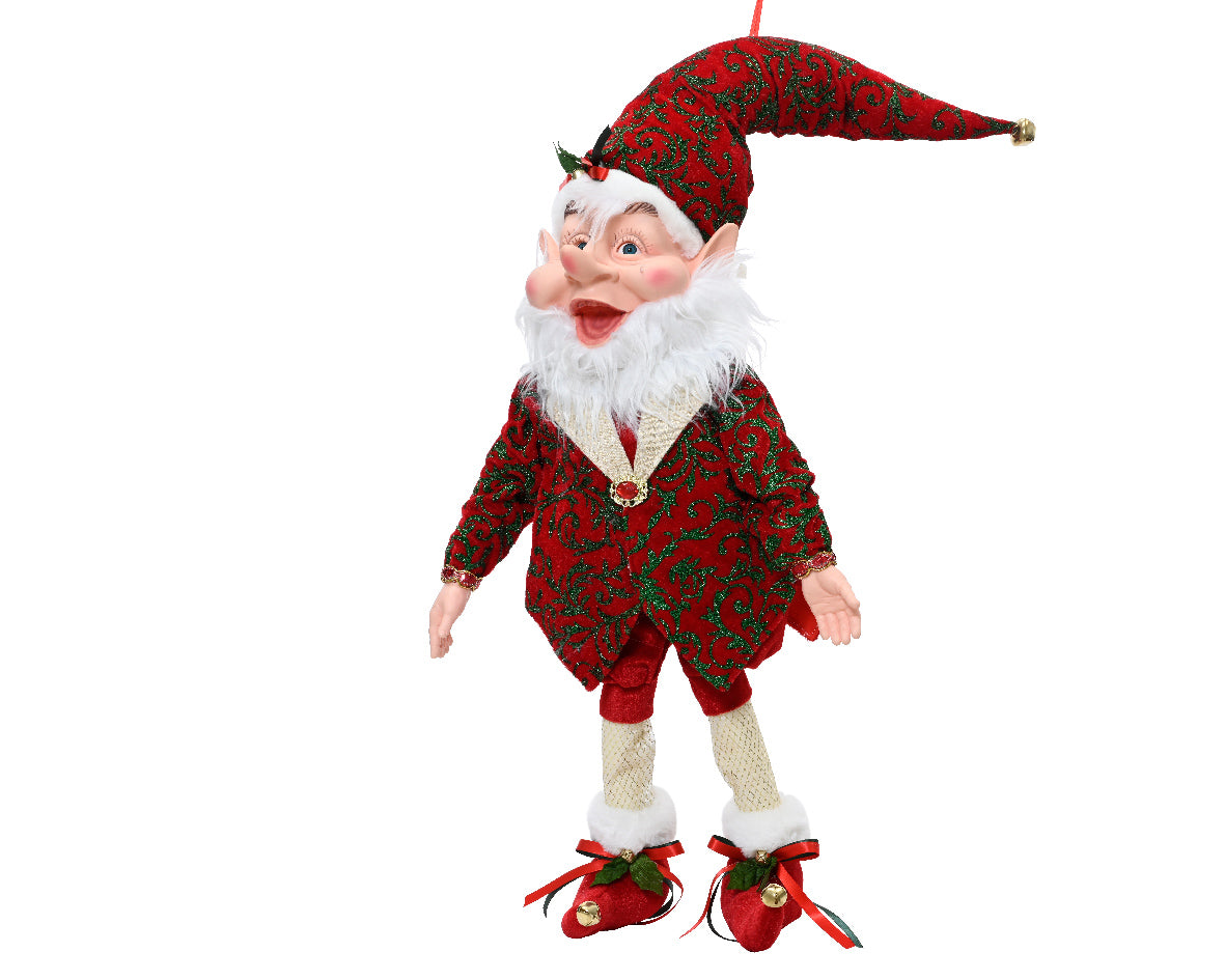 Lutin de Noël en polyester h. 90 cm
