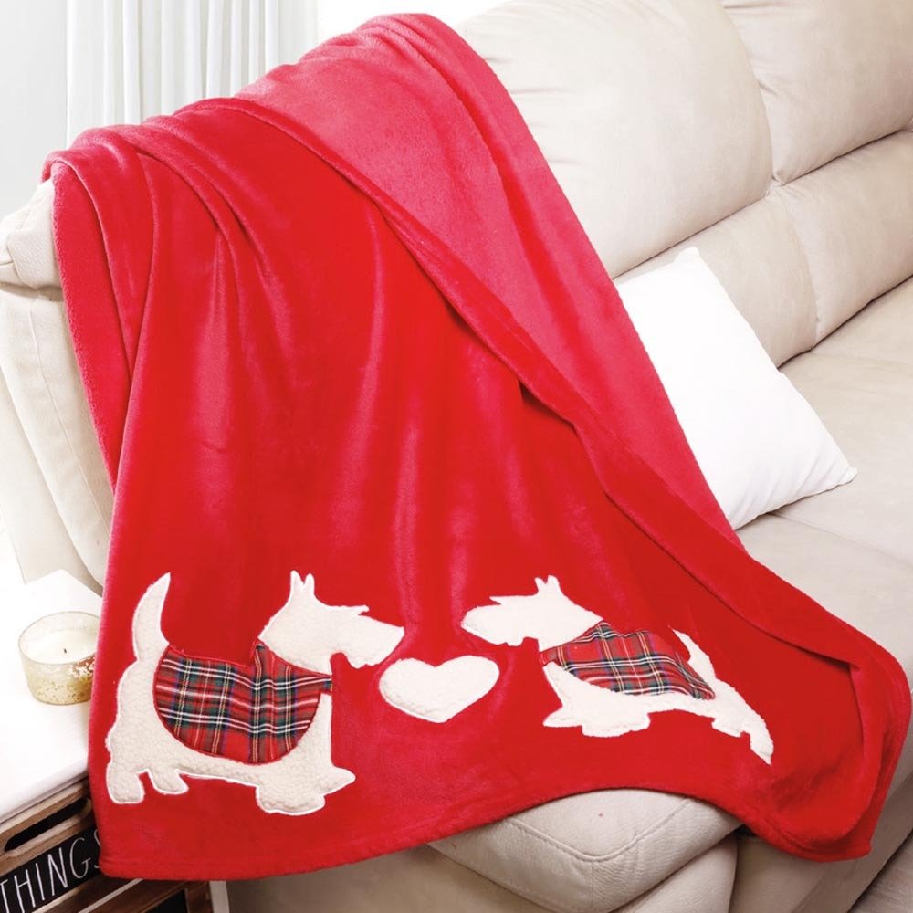Couverture pour chien tartan 130x160 cm