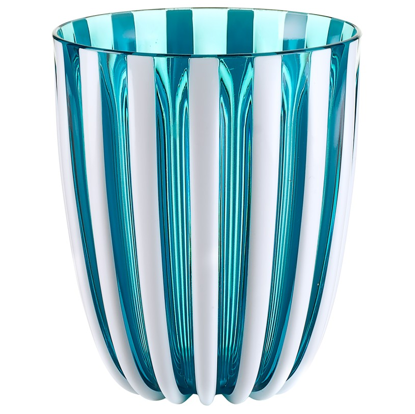 Verre bas Dolcevita de couleur turquoise 350 cc