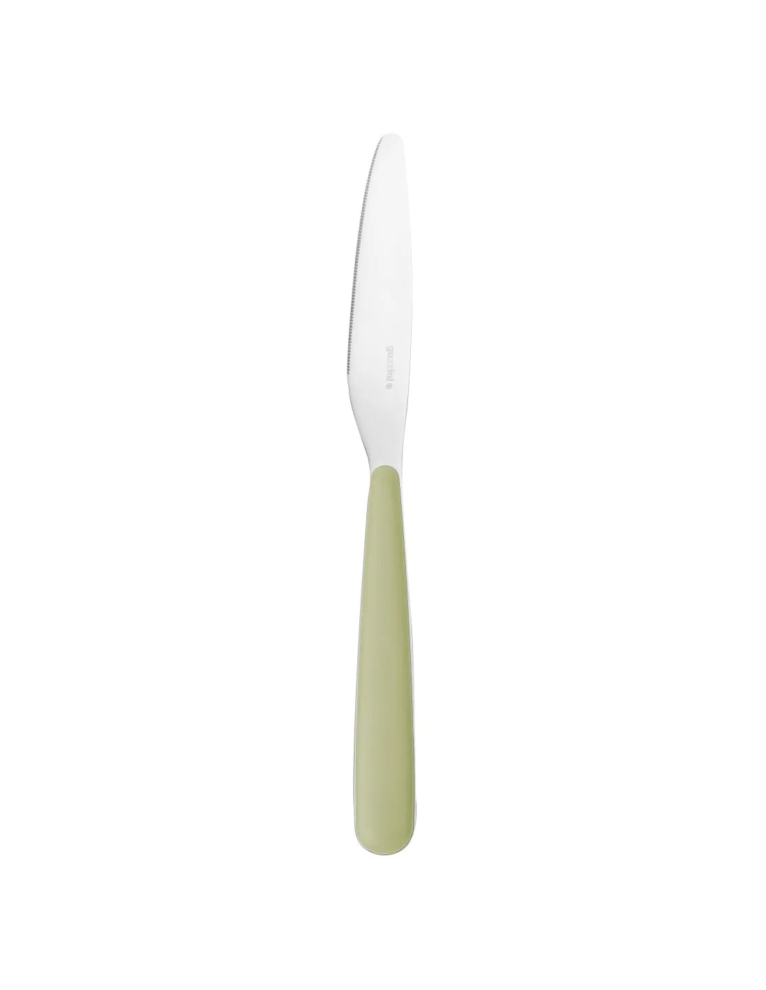 Coltello da tavola in acciaio inox verde alga