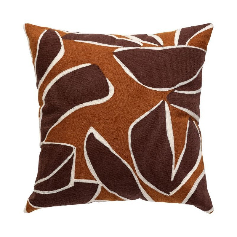 Coussin Hary rouge rubis 45x45 cm