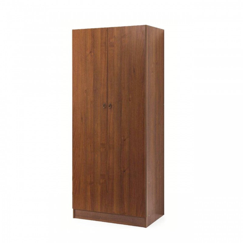 Armoire de chambre avec 2 portes en noyer antique 90x60xh 180